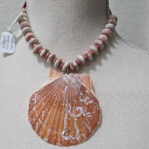 Love Letter To The Sea - real sea shell necklace - Free people -